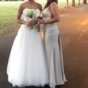 Gorgeous ball or wedding gown.